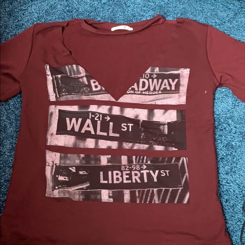 NYC street signs t-shirt